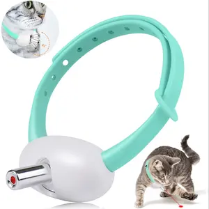 USB Rechargeable Automatic Cat Toy LED Light, Adjustable Angle, Two Lighting Modes, Auto Sleep Wakeup, Interactive Indoor Pet Toy