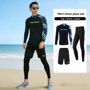 Couple's High-Neoprene  Wetsuit - UPF 50+ UV Protection, Full-Length Sleeves, Quick-Dry Shirt & Pants, Flexible Stretch, High Neck for Swimming, Surfing women's swimsuits