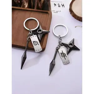 Anime Themed Keychain Set, Fashion Accessories for Men & Women, Trendy All-match & Exquisite Keychain for Birthday Gift, Charms
