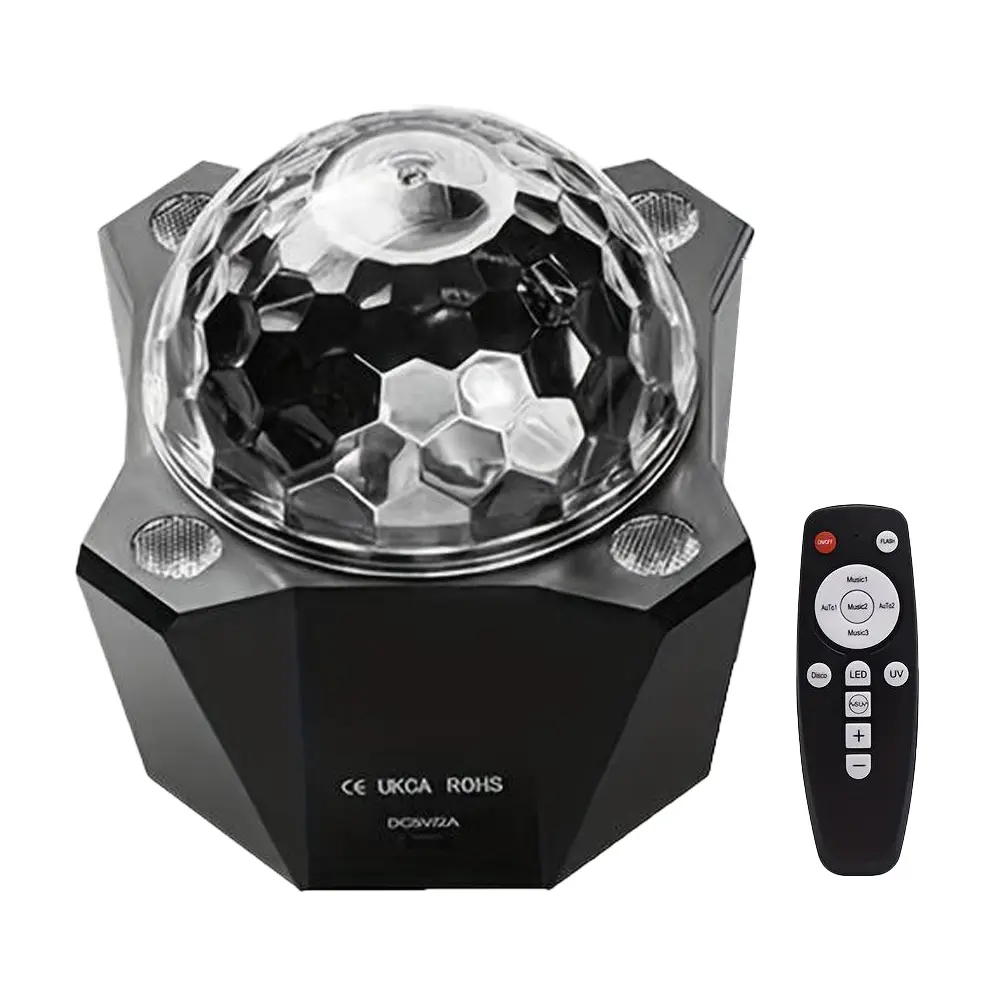 Flower Dance Newly Designed Disco Party King Lighting, disco lighting, Stage lighting, Voice Controlled Flash, Suitable for Parties, Family karaoke, Christmas, Club decoration, 3-meter USB power cord Last Chance for Summer Labor Day Weekend