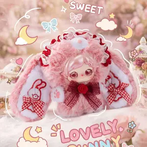 QIQI-Zhizhi Confesses to Little Rabbit  Plush Box SERIES Mystery Boxes Bag Pendant Bunny Plush Dolls Soft Collectibles