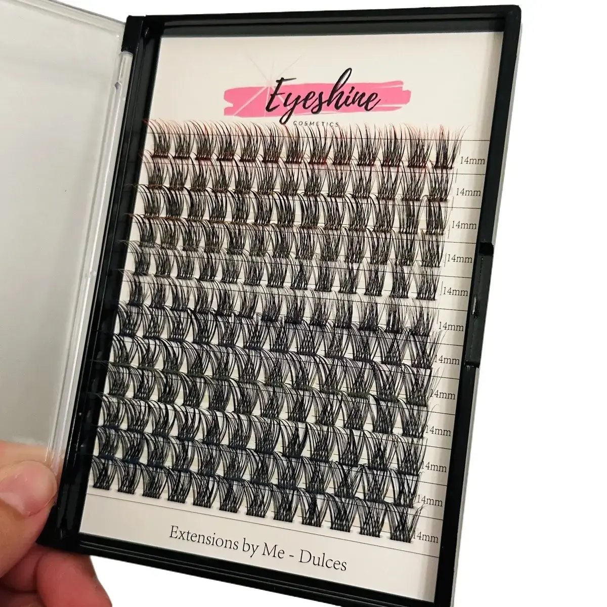Eyeshine Dulces 14mm Color tips Lashes only glue sold separately