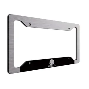 Cotton Farmer License Plate Frame – 6.5” x 12.5” Universal Aluminum Composite Novelty Tag Frame – Cotton Farming Truck Accessory – Durable Farm Life Car Tag Holder
