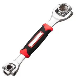 52 in 1 Universal Socket Wrench Adjustable Multi-Functional Wrench Tool with 360 Degree Rotating Head Spanner for Home Appliance Bicycle Motorcycle Car Repair