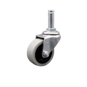 Service Caster COL-SCC-GR05S210-TPRS-716138 Replacement for Colson Caster 1.02251.441 MTG2 - 2 in. Swivel Thermoplastic Rubber Caster & 0.43 x 1.37 in. Grip Ring Stem - 80 lbs per Caster