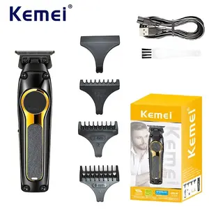 Professional Hair Trimmer Clipper Multi-Electric Cordless Rechargeable Hair Cutting Machine Scissors Shaver, Kemei Km-2351 Model