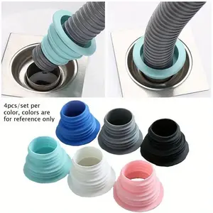 Sealing rings for sewer odor prevention, sealing plugs for washing machine drainage, sealing plugs for kitchen covers (suitable for sinks), essential household items, Bathroom Accessory, Sink Stopper