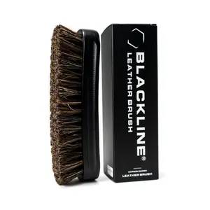 BLACKLINE Leather Brush - High-Quality Leather Brush for Effective Styling and Detailing