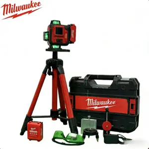 Milwaukee tool set 16 Lines 4D Laser Level 360° Self-Leveling 25m Green Beam Industrial Heavy Duty outdoor stripped screw remover vevor pergola kit impact rate Cordless removal plier