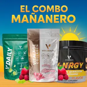 Combo Mañanero – Kit de Prueba 7 Días (V-Daily + Vitalage Collagen + V-NRGY) Colagen Supplement Vitamin Powder