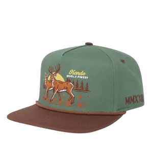 90's Vintage Deer Hat | Hunting & Outdoors | Rope Hat | Snapback | Trophy | Hondo