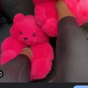 Fluffy Bear Bear Slippers