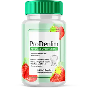 Prodentim Advanced Oral Probiotics for Healthy Gums and Teeth - 3.5 Billion CFU's of Probiotics Designed for Improved Oral Health 30 Chewable Tablets