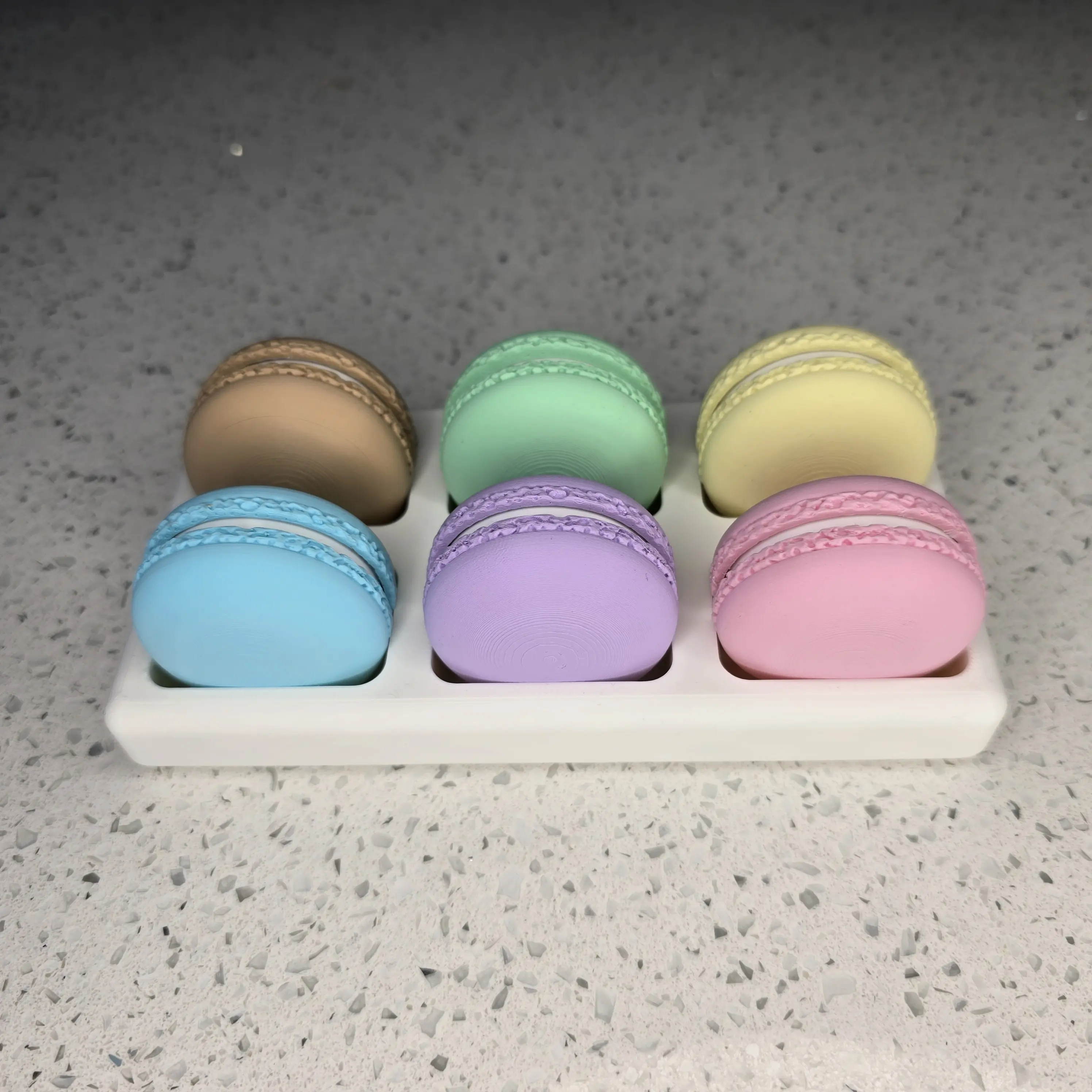 Pastel Macaron Clicker Fidget | Sensory Clicker | Cute Desk Fidget | Optional Keychain | Free Tray with Purchase of 6