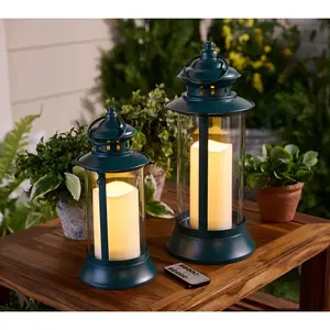 Home Reflections Indoor/Outdoor S/2 Coastal Lanterns