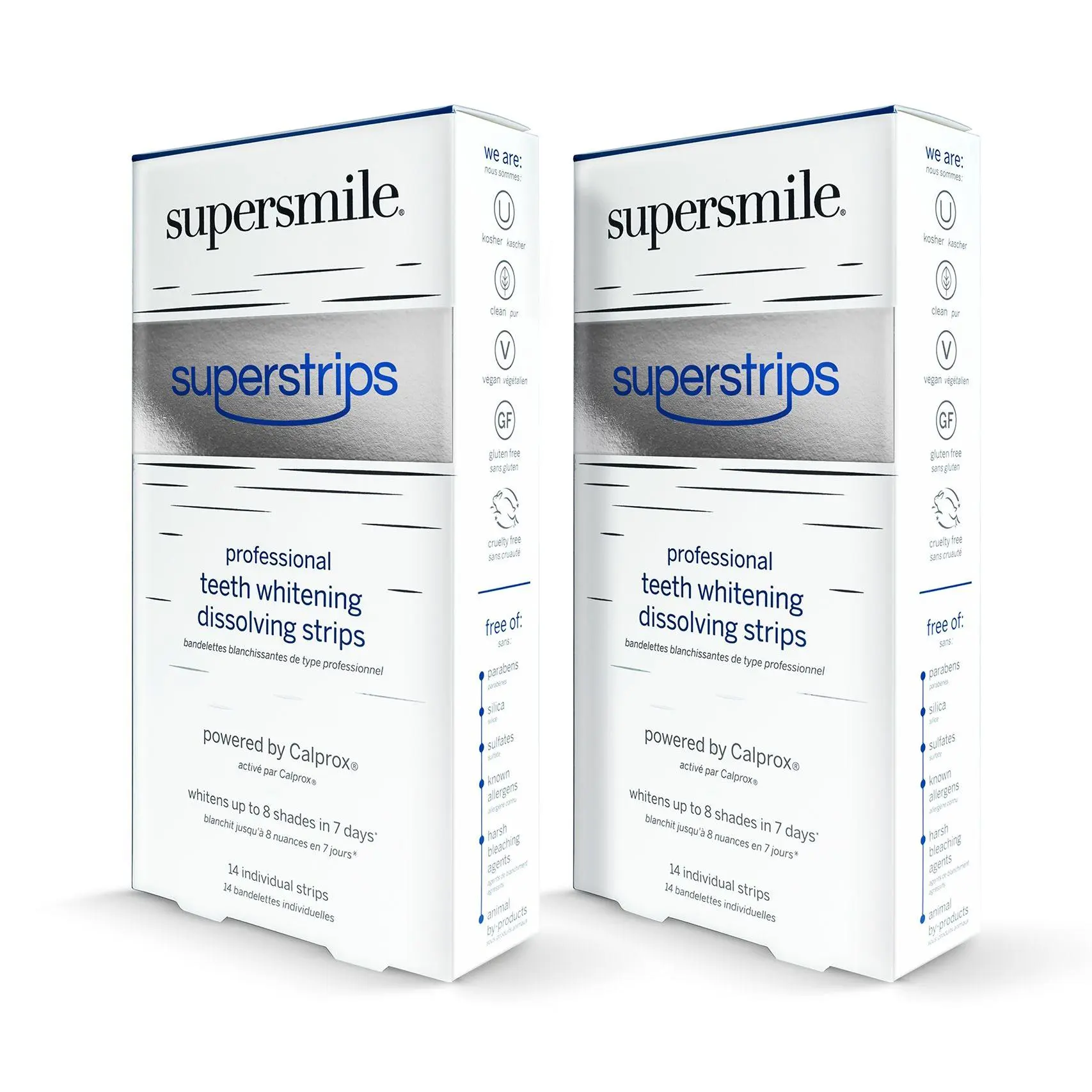Supersmile Superstrips Dissolving Teeth Whitening Strips Duo