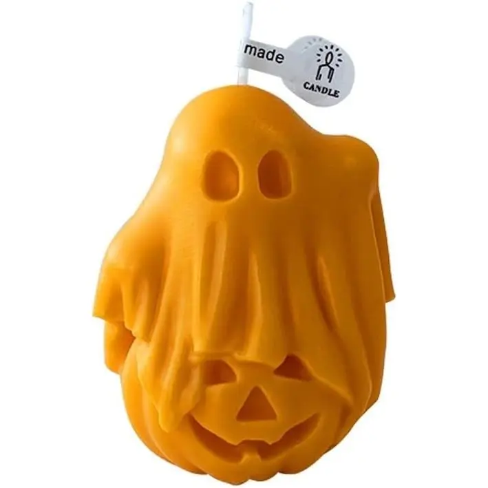 Halloween Ghost Pumpkin Candles with Fragrant Halloween Decor Candle for  and Table Decorations 2.6 * 2 * 1.9 Inch