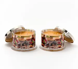 HomeWorx by Slatkin + Co. S/2 18oz GB Espresso Martini Candles