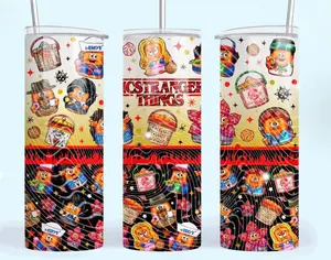 Funny Stranger Things Nugget Parody Tumbler KC Stranger Things 20oz Skinny Tumbler Fast Food Horror Mashup Drinkware