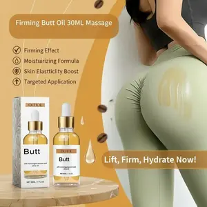 Firming Plumping Butt Oil - 30ml Body Massage Oil for Skin Tightening, Elasticity Boost and Moisturizing Lifting Treatment