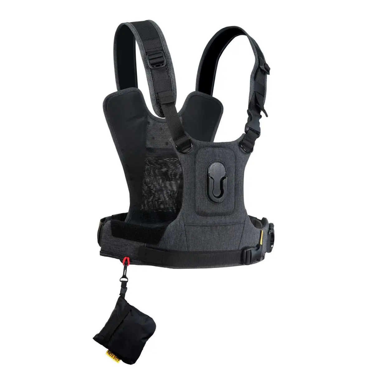 Cotton Carrier G3 Harness System - Adjustable DSLR Camera Equipment with Long Lens, Lock, Clip, Mount, Charcoal Grey, Accessories