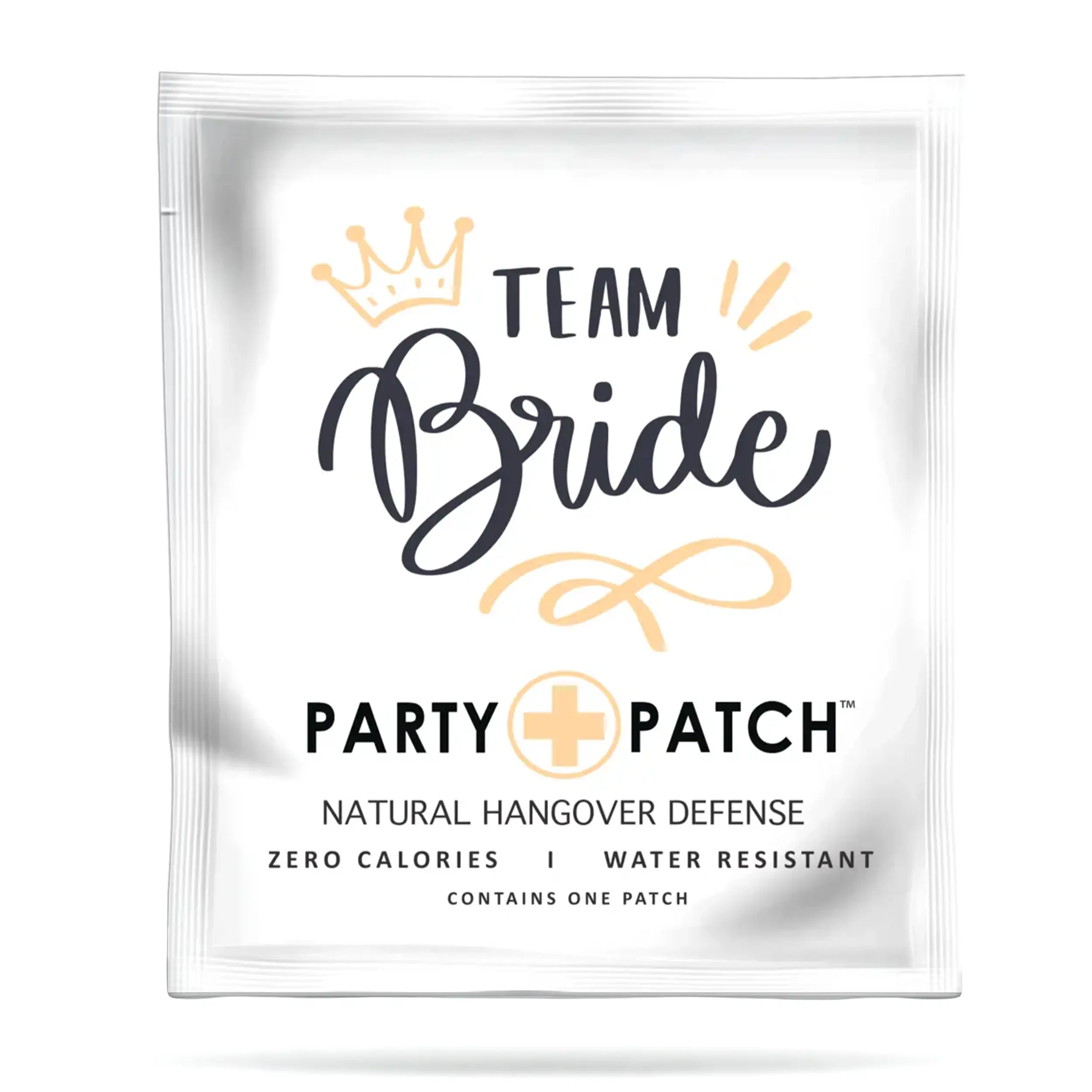 Party Patch - Team Bride Patch Water-Resistant Patch, Recovery Sticker, Party Attire Accessory for Celebrations and Nights Out