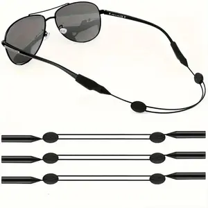 Adjustable Sunglass Straps, Anti-Slip Sunglasses Lanyards, Sporty Sunglasses Retractable Cord, Outdoor Sports Accessories