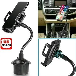 Universal Adjustable Gooseneck Car Mount with Cup Holder Cradle for Cell Phone - New and Versatile, Car Accessories, Accessories For Car fathersdaygift