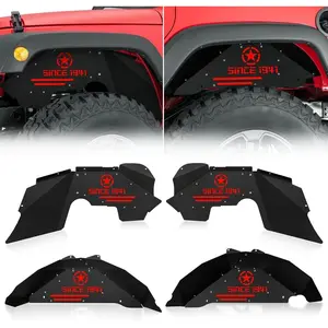 【Yzona】Inner Fender Liners for 2007-2018 Jeep Wrangler JK & JKU Unlimited (2/4 Doors)