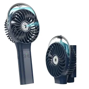 Handheld Misting Fan, USB Rechargeable Mini Fan, 3-Speed Portable Foldable Fan For Travel Outdoors Hiking Camping Office Mobile Mother's Day Gifts