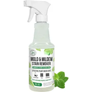 Mold &  Stain Remover Spray, Rapid Clean for Bathroom, Kitchen, Hard Water, Outdoors,  Pepper Scent, 16oz