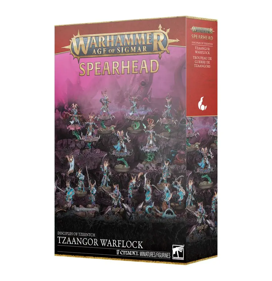 Warhammer: Age of Sigmar - Spearhead Disciples of Tzeentch - Tzaangor Warflock