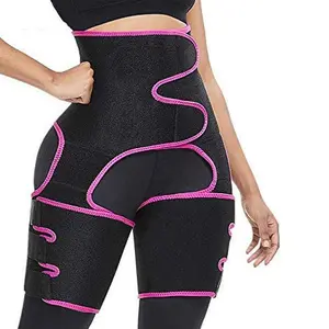 Women's 3 in 1 Waist Trainer, Waist Trainer Belt, Waist Trimmer Cincher & Thigh Trimmer, Workout Equipment for Home Gym, Fitness Equipment for Women, Shapewear