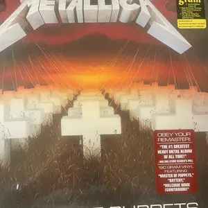 Metallica Master of Puppets 180 Gram LP Limited Edition Sealed Vinyl Record