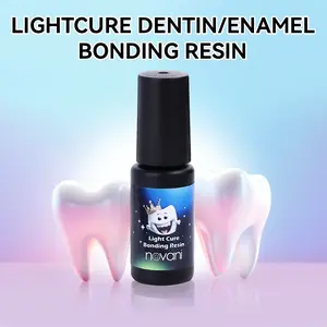 Novani Lightcure Dentin Enamel Bonding Resin for DIY Fashion Jewelry Bonding Tooth Gem Light Curing Glue Orthodontic Accessories Dental Kit