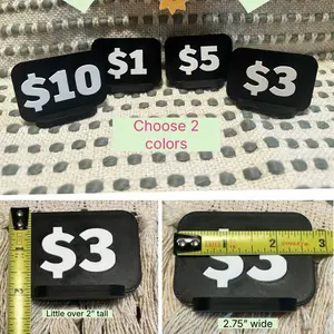 3D Printed Table Price Tags
