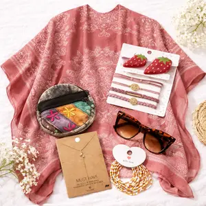 Accessories Bundle Shawl, bandanas, braceletts, hair accessories, jewelery