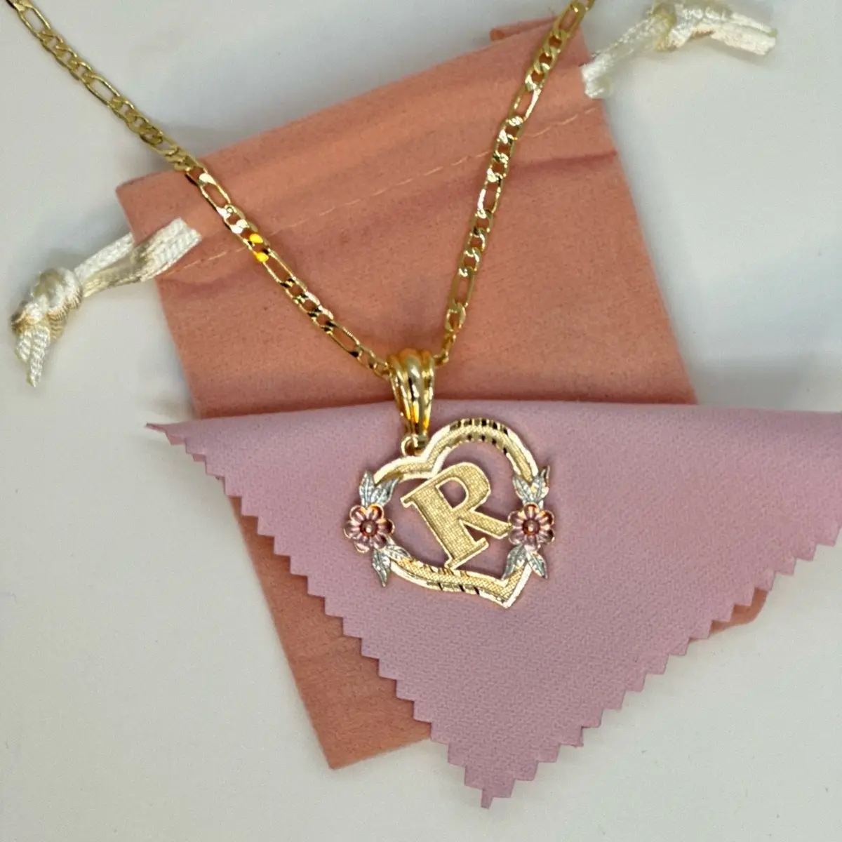 R in heart necklace R in heart necklace