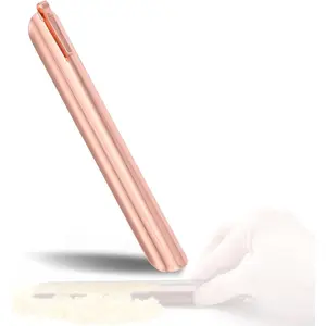 Table Crumb Sweepers for Servers Restaurant Bread Crumber Cleaner Stainless Steel for Tablecloth in Restaurants and Homes, Servers, Waitresses Tool Accessories(Rose )