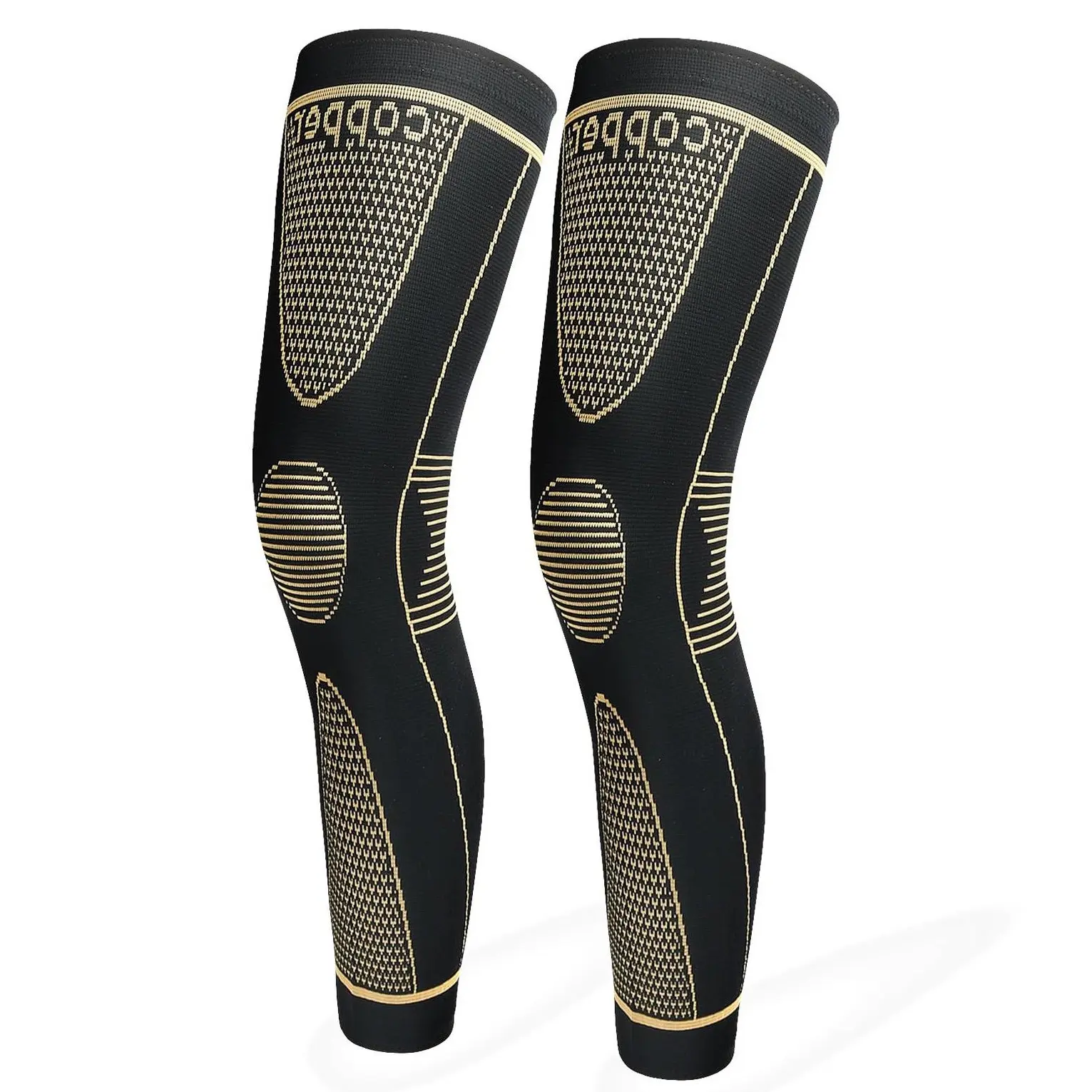 Professional Knitted High-Elastic Knee Pads - 2 Pieces, Unisex Compression Therapy Protective Gear, Adjustable Flexible Joint Anti-Injury Protective Gear for Fitness, Running