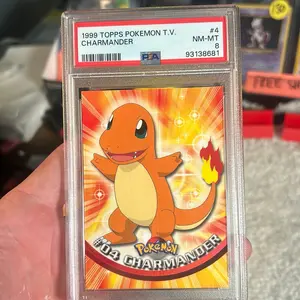 1999 Topps Pokemon TV Charmander PSA 8
