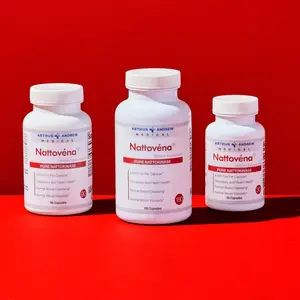 Arthur Andrew Medical Nattovena Pure Nattokinase Supplement Double Strength 4000 FUs per Capsule 180 Count for Circulation Heart Health & Blood Viscosity Support Healthcare Vitamin Fitness Dietary Edible Muscle Healthy