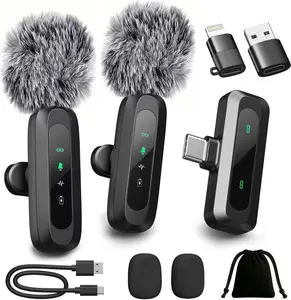 Mini Clip-On Wireless Lavalier Microphone