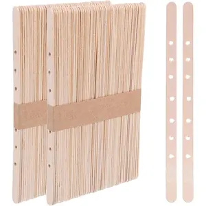 Wooden Candle Wick Holders Pack of 100pcs Wick Centering Devices Candle Wick Bars for Candle Making … (7.1inch - 100pcs)