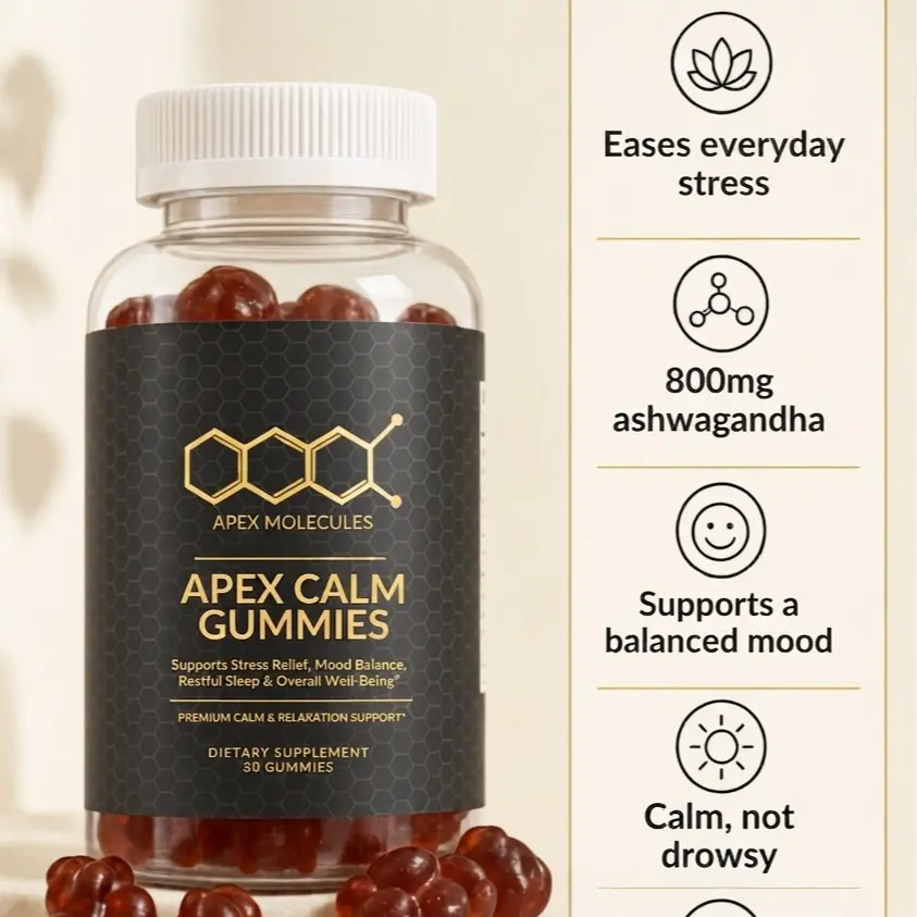 Apex Calm Gummies - a strong dose of natural calm