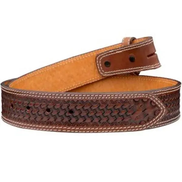 Black Cherry Leather Western Cowboy Belt Black Cherry Leather Western Cowboy Belt