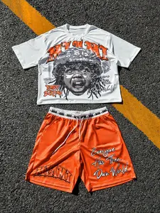 Men's Letter Print T-Shirt and Shorts Set, Summer Casual Comfortable Short Sleeve Tee, Ideal Pajama Set for Home and Sleep