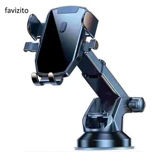 FAVIZITO Car Phone Holder Mount, Universal Hands Free Automobile Cell Phone Holder, Phone Mount for Car Windshield Dashboard, Car Cellphone Mount, Universal Smartphone Holder, Phone Accessories