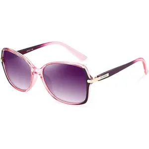 EyeconicFinds Womens Polarized Sunglasses, Trendy Elegant Colored Frame for Ladies, UV400 Protection B2760