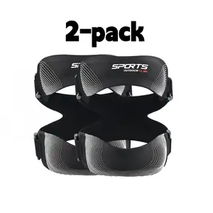 【laker】  360° Dual-Patella Knee Compression Strap-2 Pack | Reduces Patellar Friction, Prevents Sports Injuries | Essential for Gym Lifting/Badminton/Mountaineering